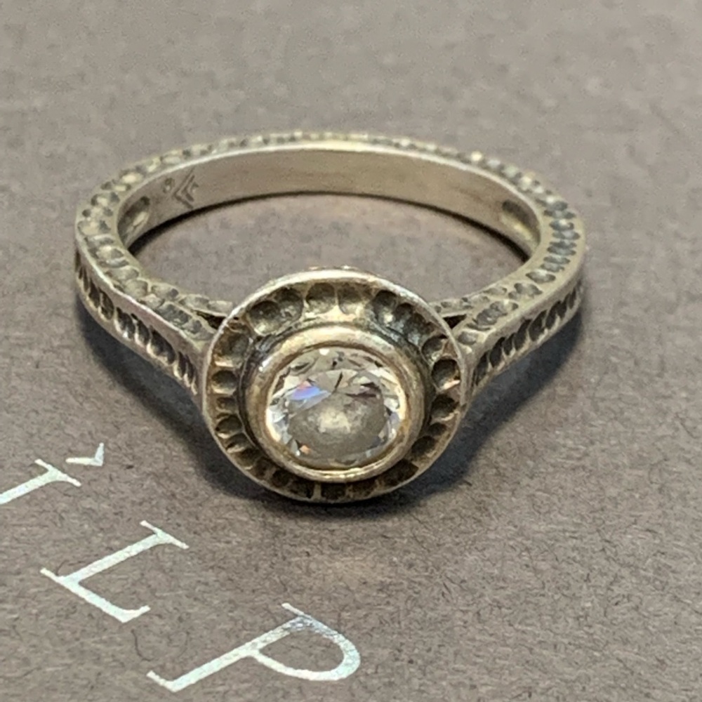 SILPADA Sterling silver and Cubic Zirconia Ring